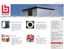 Tablet Screenshot of betonbau-international.com